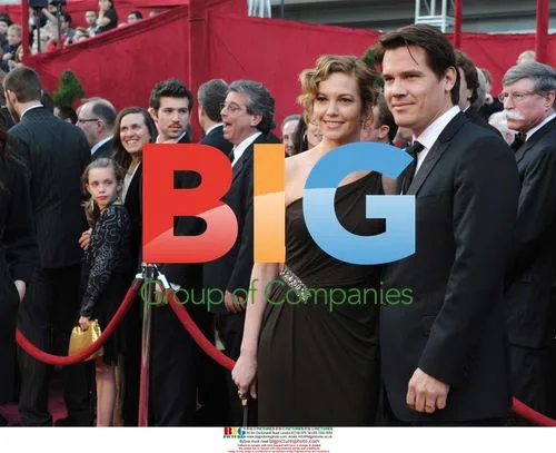 Diane Lane and Josh Brolin at 80th Oscars