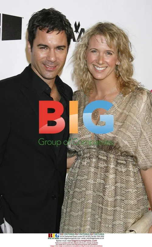 Eric McCormack and Janet Holden at Elton John AIDS Foundation Oscar Party
