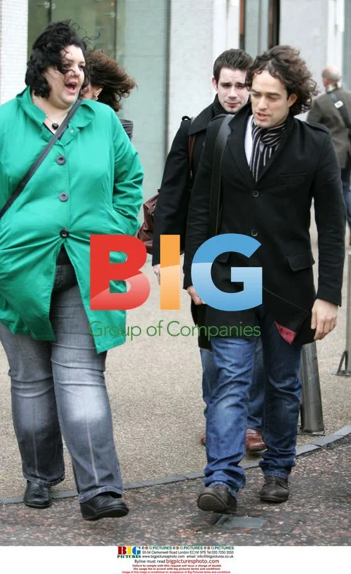 Lee Mead seen leaving GMTV Studios