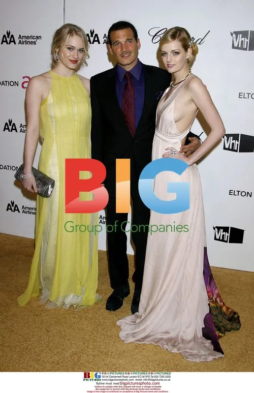 Leven Rambin, Phillip Bloch, Lydia Hearst at Elton John Oscar Party