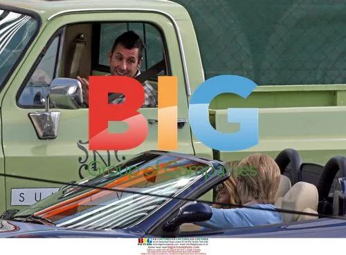 Adam Sandler & Carmen Electra on 'Bedtime Stories' set
