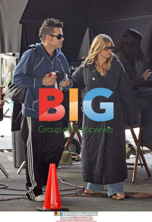 Adam Sandler & Carmen Electra on 'Bedtime Stories' set