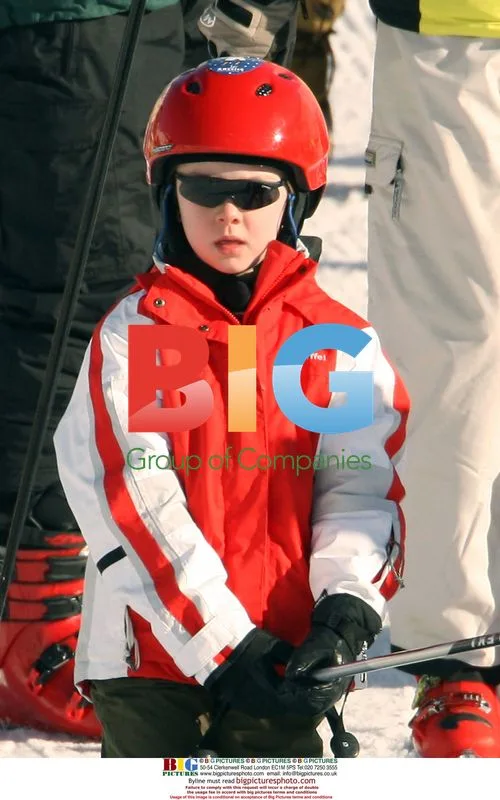 Young Alexandra of Hanover Learns to Ski in Zurs