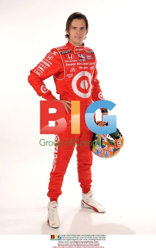 Dan Weldon participates in Indy Racing League media day