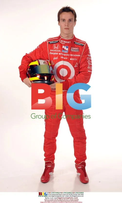Alex Lloyd participates in Indy Racing League media day