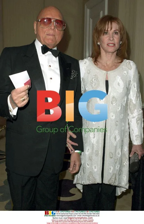 Stefanie Powers & Guest at Oscar Viewing Party
