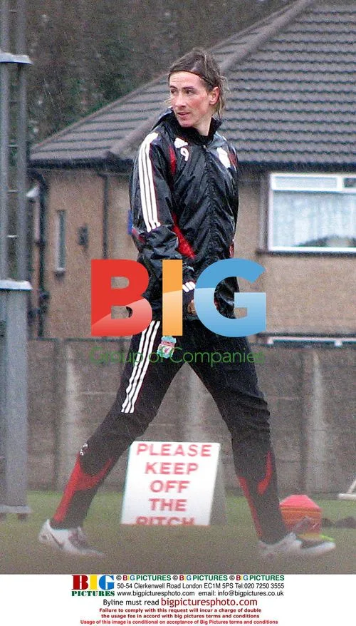 Liverpool FC Players Train in Liverpool