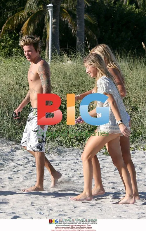 Sean Stewart and girlfriend on beach