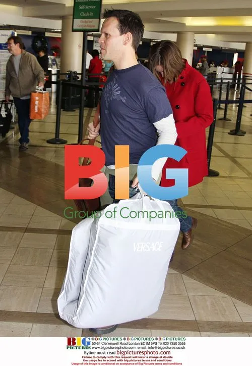 Hilary Swank Departs LAX with John Campisi