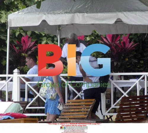 Sir Trevor McDonald Vacationing in Jamaica