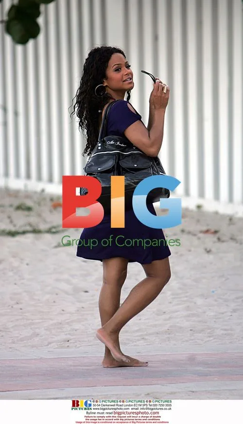 Christina Milian on South Beach, Miami