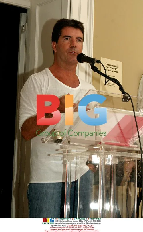Simon Cowell Hosts Charity Auction