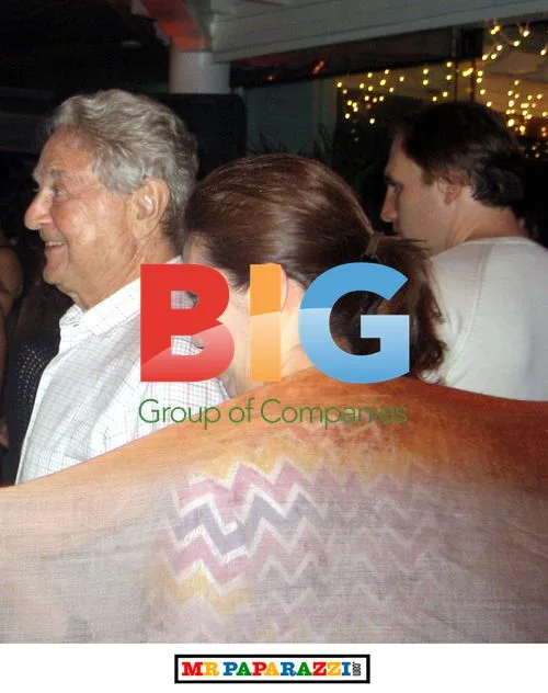 George Soros at Russell Simmons Party