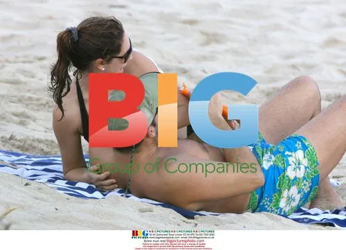 Billy Zane and Kelly Brook on Holiday in St Barth's