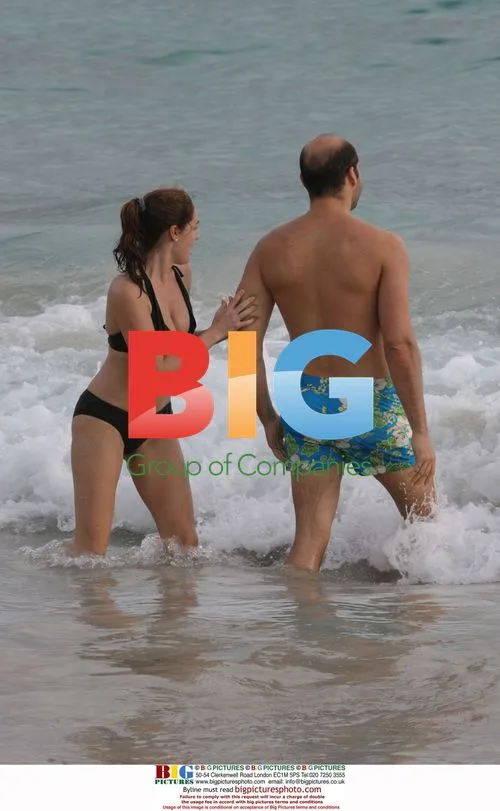 Billy Zane and Kelly Brook in St Barth's