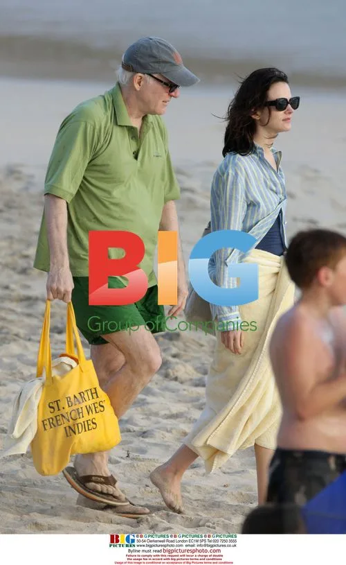 Steve Martin frolicking in Caribbean