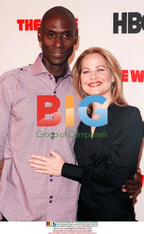 Lance Reddick and Deirdre Lovejoy at 'The Wire' S5 Premiere