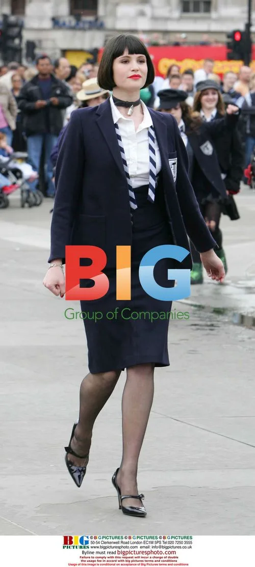 Gemma Arterton new Bond girl on St. Trinian's set