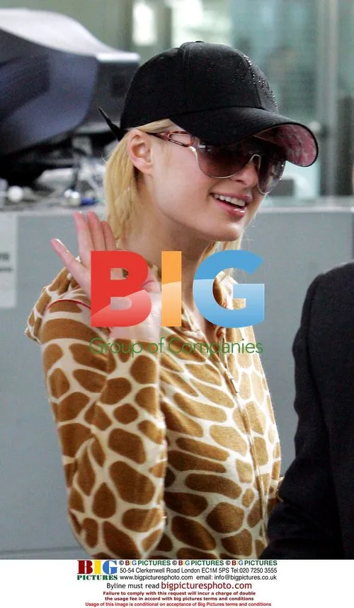 Paris Hilton Passes Through LAX
