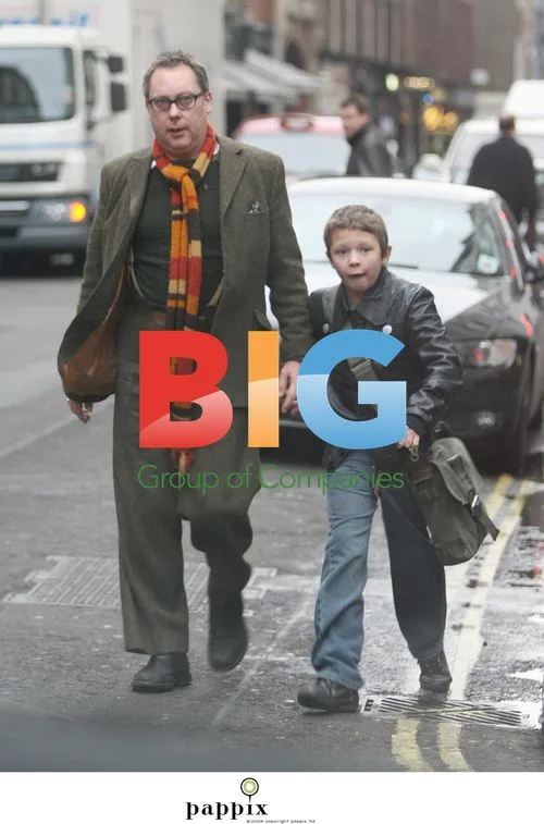 Vic Reeves out with son Louis