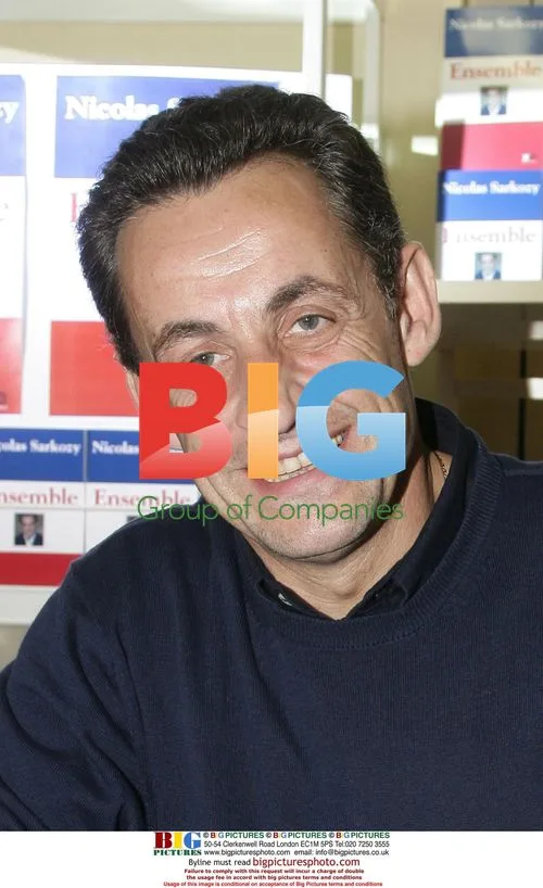 Nicolas Sarkozy signs book in Saint Remy de Provence