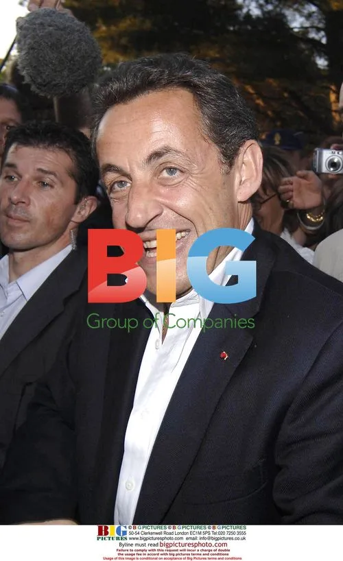 Nicolas Sarkozy Arrives at Brégançon