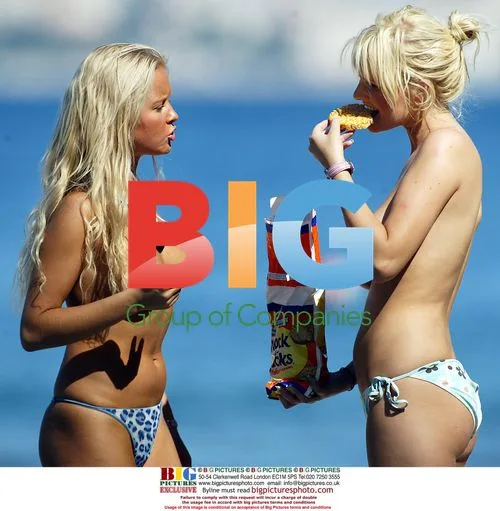 Models Relax with Snack a Jacks in South of France