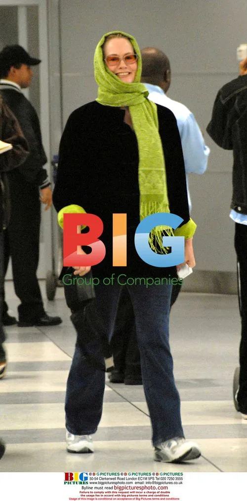 Cybil Shepherd at JFK Airport