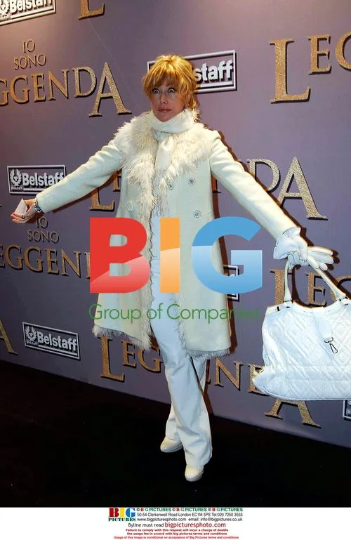 Nancy Brilli at "I Am Legend" premiere in Rome