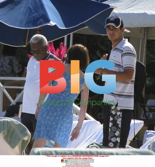Sir Trevor McDonald on vacation in Jamaica