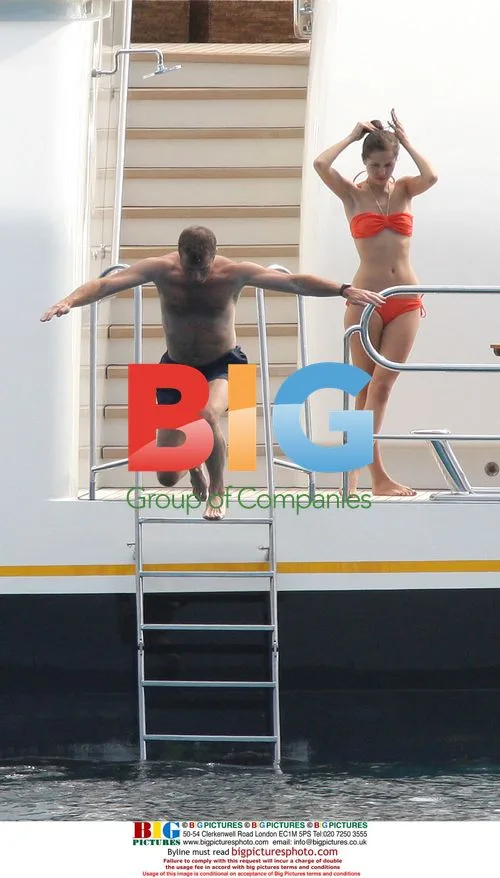 Russian Billionaire Abramovich on Yacht