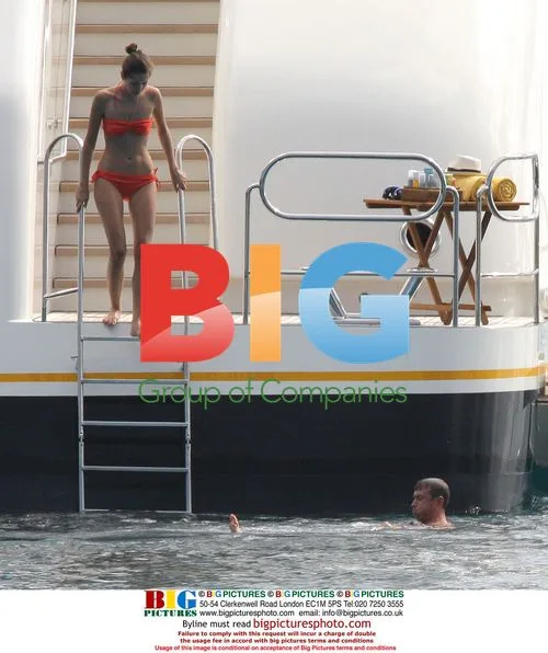 Roman Abramovich and Daria Zhukova on yacht