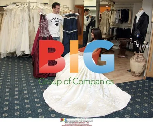 Daniel Ducruet and Adanay Garcia Shop for Wedding Dresses