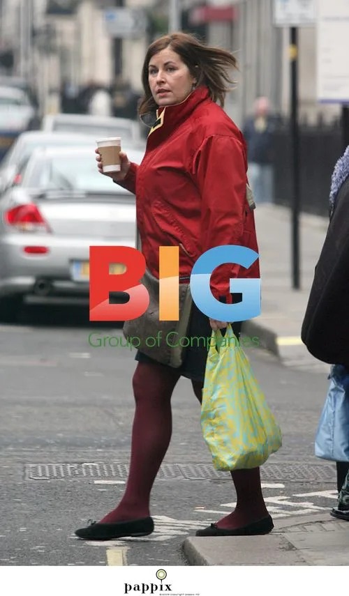 Liza Tarbuck out and about in London