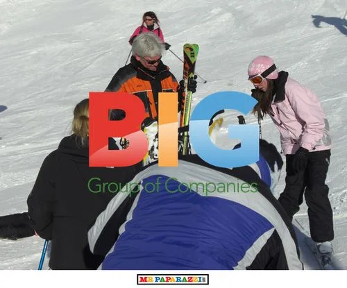 Philip Schofield and Family on Skiing Holiday