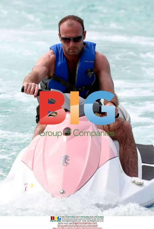 Alan Shearer Relaxes in Caribbean with Ex-Teammate