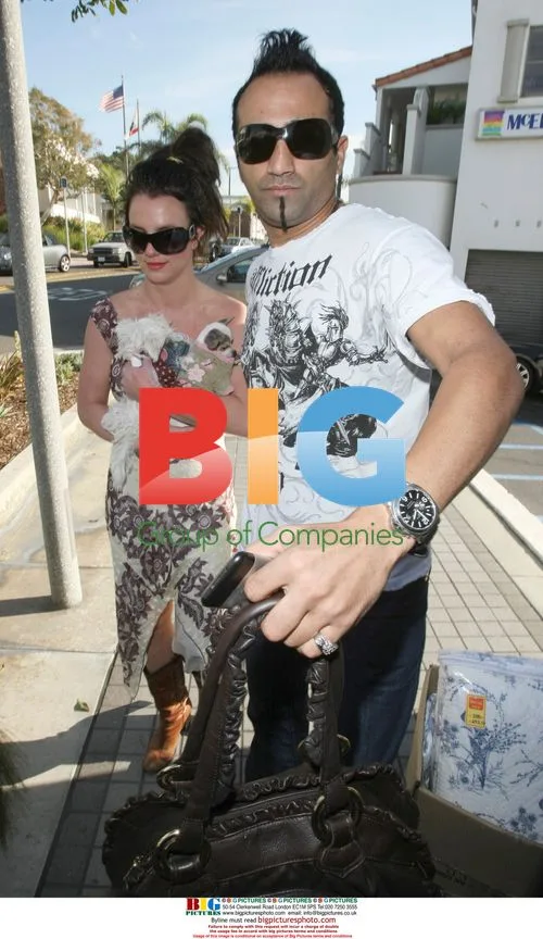 Britney Spears & Adnan Ghalib in Manhattan Beach