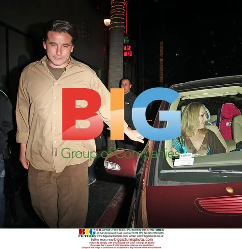 William 'Billy' Baldwin and Chynna Phillips Leave S-Bar