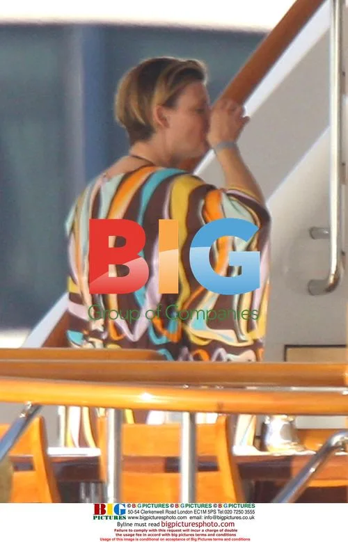 Linda Evangelista on vacation with family in France
