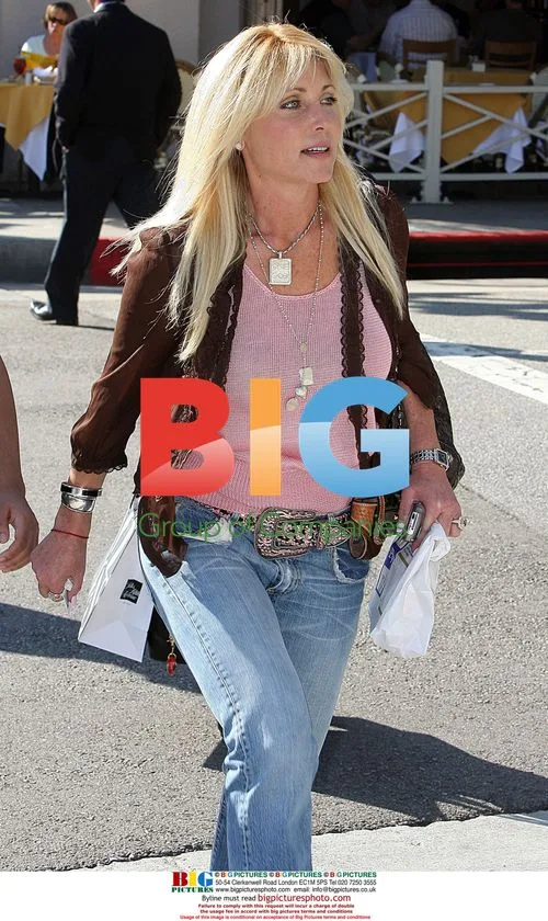 Pamela Bach and Daughter Hayley Strolling in Beverly Hills