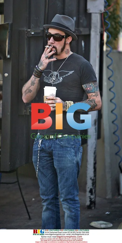 Backstreet Boy A.J. McLean Runs Errands