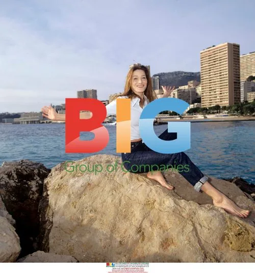 Model Carla Bruni Poses Outdoors