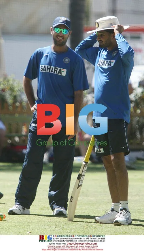 Harbhajan Singh trains at WACA