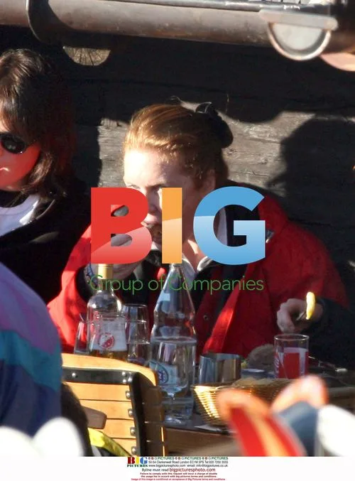 Sarah Ferguson Skiing with Daughters in Verbier