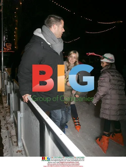 Redknapp Family at Winter Wonderland