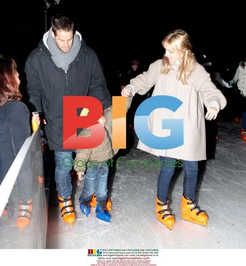 Redknapp Family at Winter Wonderland