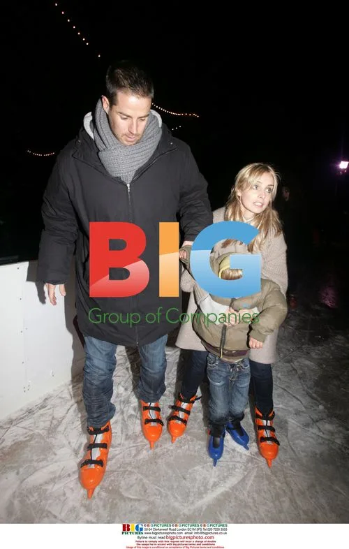 Redknapp Family at Winter Wonderland