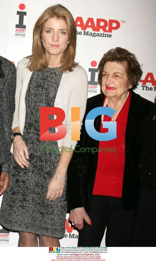 Caroline Kennedy and Helen Thomas at AARP Awards