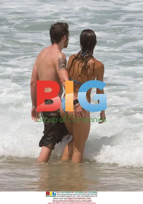 Sharni Vinson and AJ Buckley's Beach Day