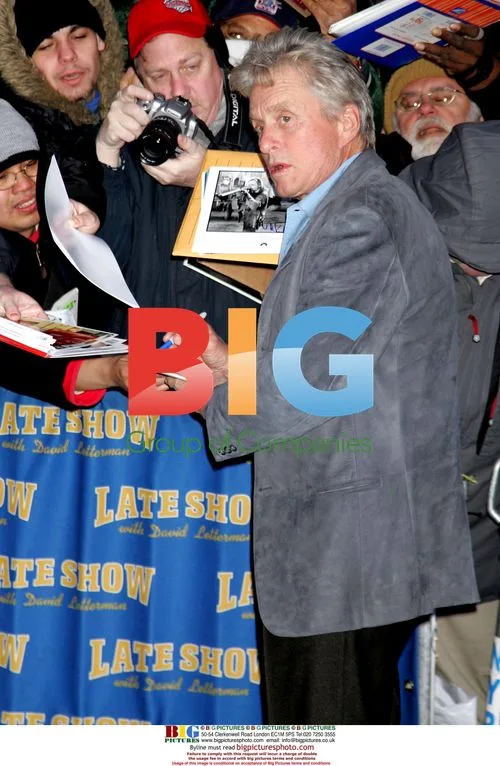 Michael Douglas on 'Letterman' in NYC